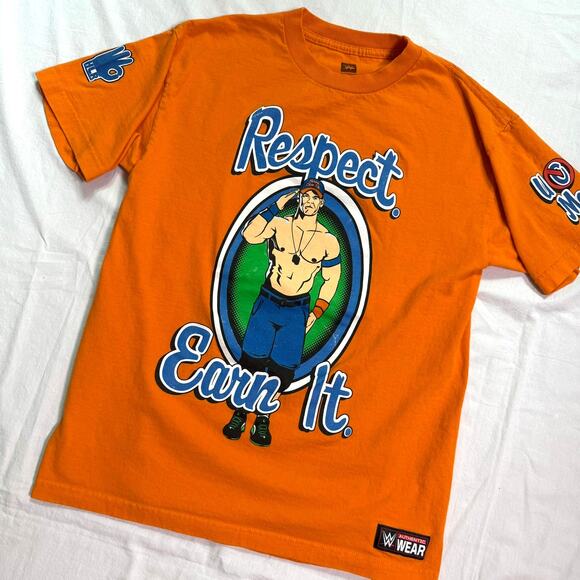 John Cena WWE Wrestling Double Sided T-Shirt - M - Picture 1 of 9